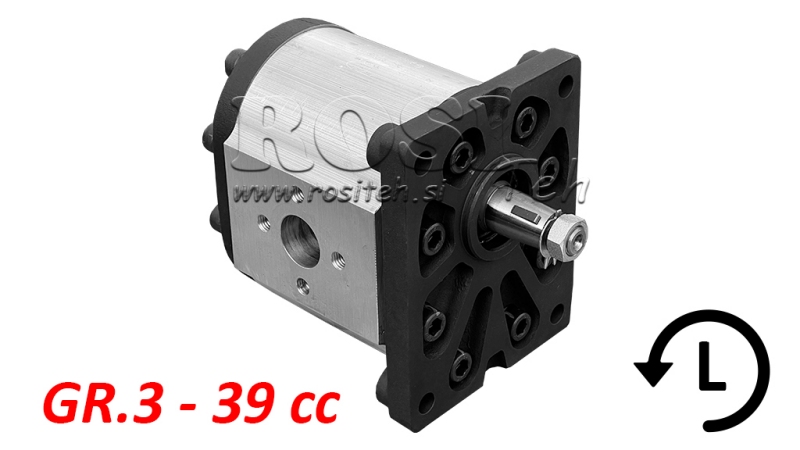 HIDRAULIČNA PUMPA GR.3 39 CC LIJEVA - PRIRUBNICA