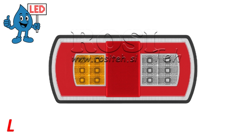 LED SVJETLO ZADNJE KOMBINIRANO 12/24V LIJEVA