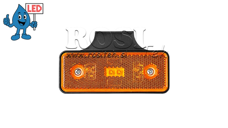 LED OZNAČAVAJUĆE SVJETLO NARANČASTO 12V