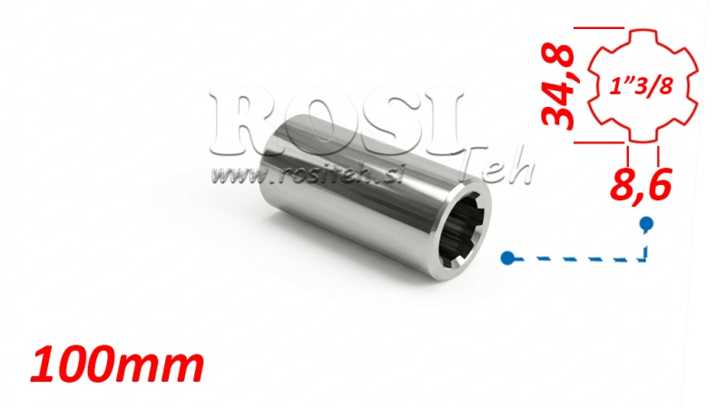 KARDANSKI ADAPTER ČAHURA 1-3/8 (100 mm)