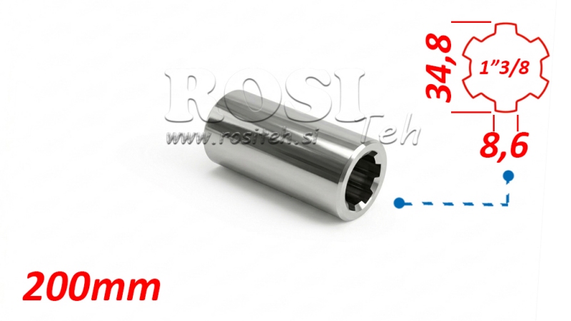 KARDANSKI ADAPTER ČAHURA 1-3/8 (200 mm)