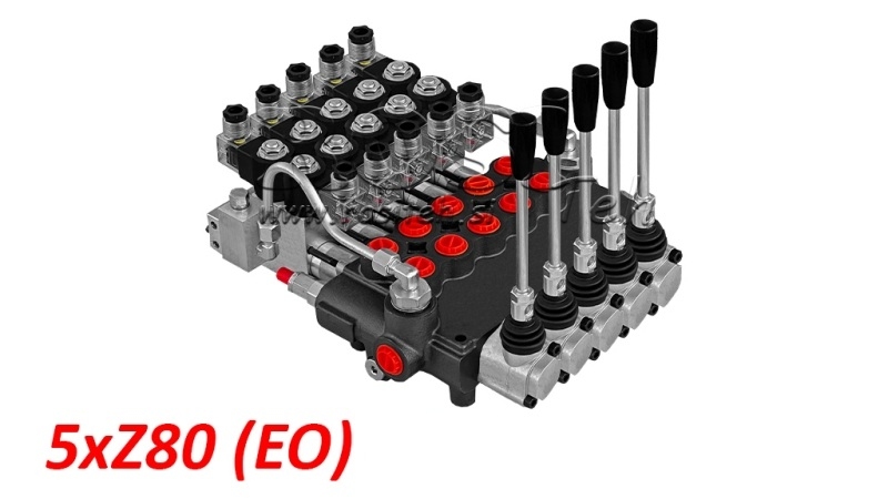 ELEKTRO-RUČNI HIDRAULIČNI MONOBLOK VENTIL 5xZ80