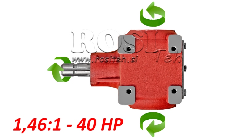 KUTNI REDUKTOR TB-27J 1,46:1 (40HP-29,4kW)