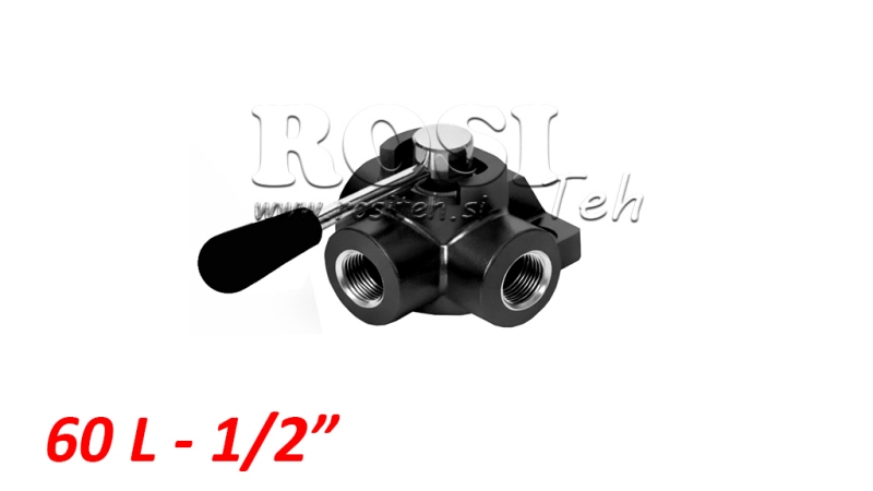 RUČNI VENTIL 1/2 - 40lit 3 IZLAZA