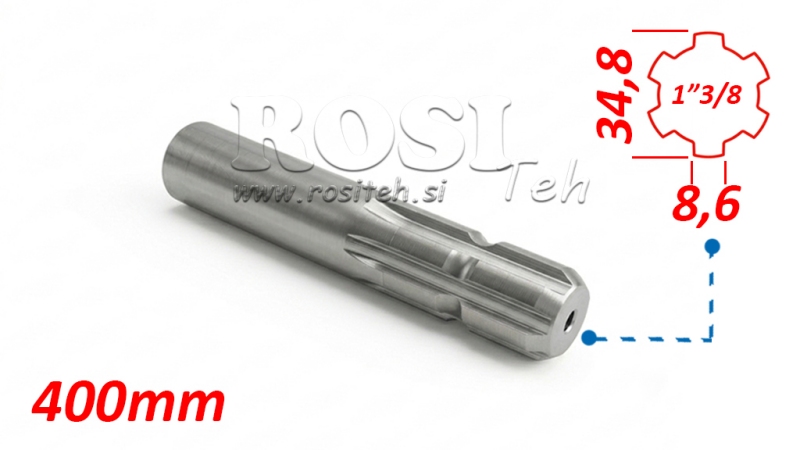 KARDANSKI ADAPTER 1-3/8 STANDARD (400 mm)