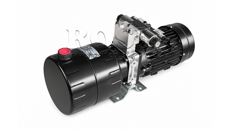 MINI HIDRAULIČNI AGREGAT 380V AC (1,5 kW) - 5,8 cc - 8,2 lit/min - tank 6 lit