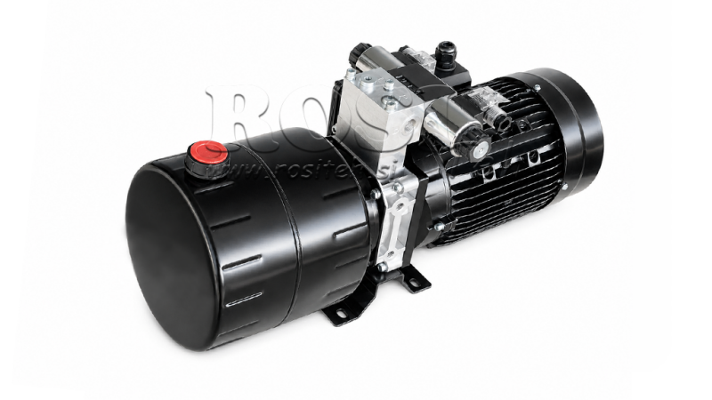 MINI HIDRAULIČNI AGREGAT 230V AC (1,5 kW) - 5,8 cc - 8,2 lit/min - tank 6 lit