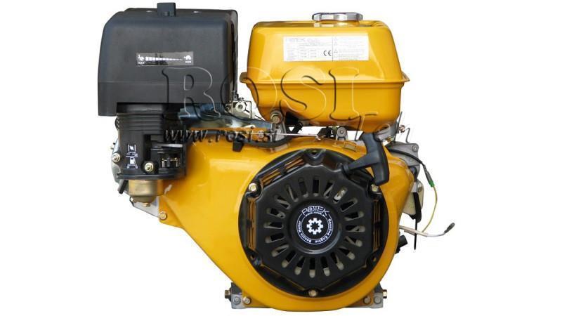 motor na benzin EG4-420cc-9.6kW-13.1HP-3,600 RPM-E-KW25x88.5-električni start