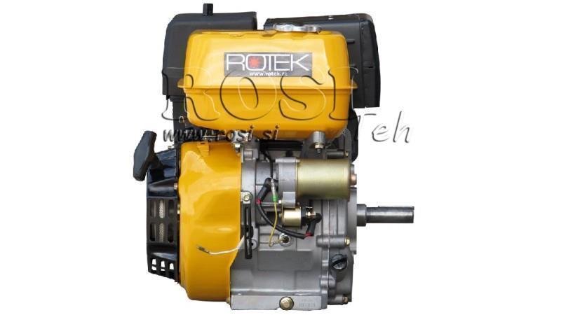 motor na benzin EG4-420cc-9.6kW-13.1HP-3,600 RPM-E-KW25x88.5-električni start