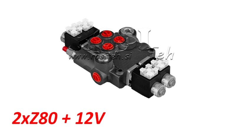 HIDRAULIČNI VENTIL 2xZ80+12V DC