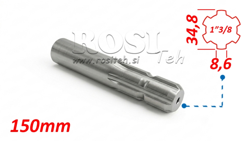 KARDANSKI ADAPTER 1-3/8 STANDARD (150 mm)