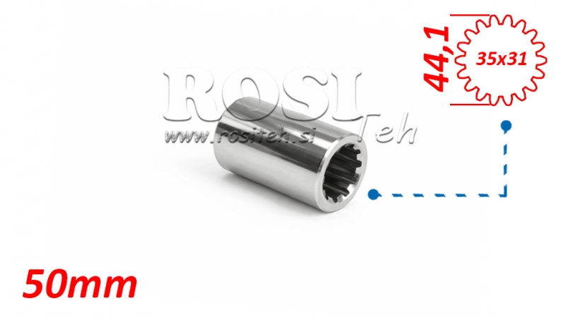 ZUPČANIK PTO 35X31 18 ZOB d48 l50