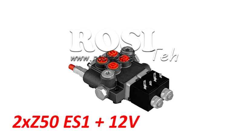 HIDRAULIČNI VENTIL 2xZ50 ES1+12V DC