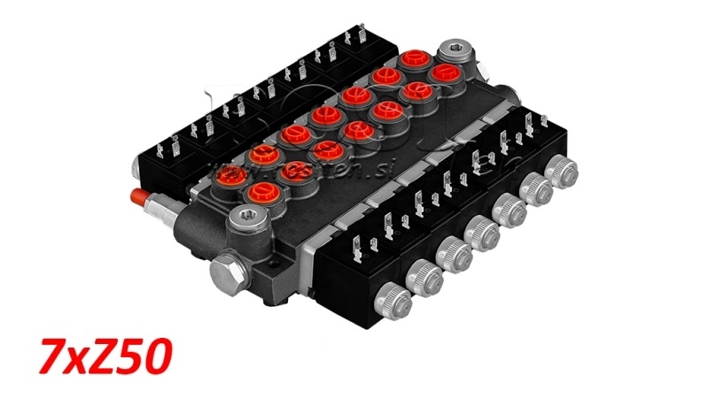ELEKTROHIDRAULIČNI MONOBLOK VENTIL 7xZ50