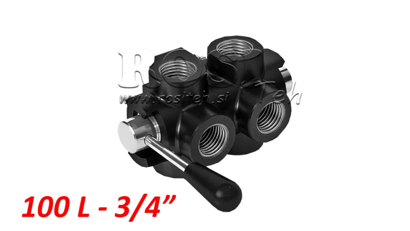 RUČNI VENTIL 3/4 - 90lit 6 IZLAZA