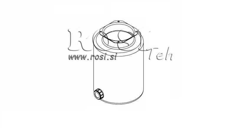 METALNI REZERVAR ROLLA PP 8 LITARA HORIZONTALNO-VERTIKALNO