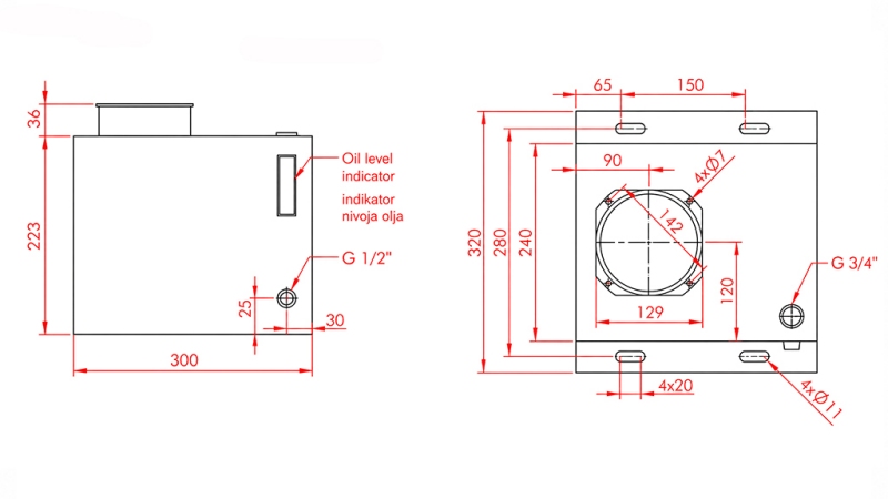 REZERVAR METALNI BOX PP 15 LITRI HORZONTAL-VERTICAL