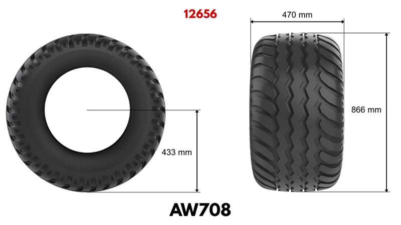 19,0/45-17 GUMA AW708 (14 PR)