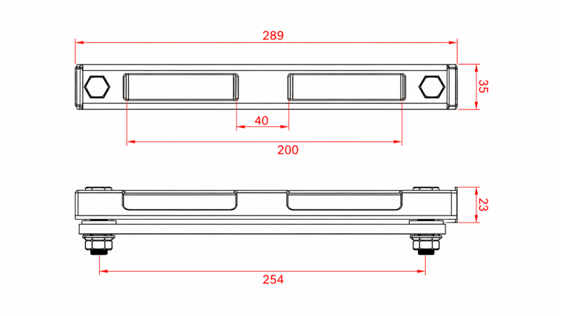 SKALA ZA MIJERENJE TEMPERATURE PRODUŽENA - M12 254mm