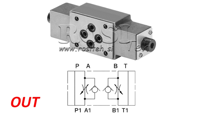 REGULATOR PROTOKA CETOP3 IZLAZ