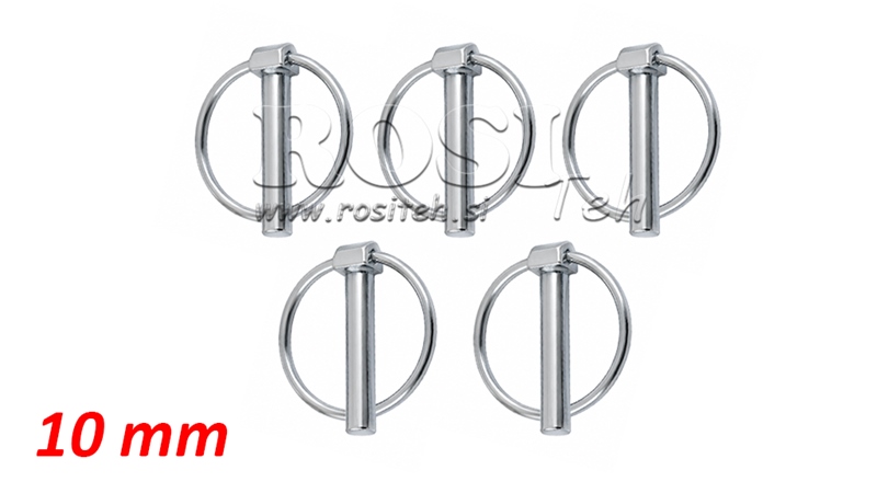 KOMPLET SIGURNOSTNIH SPONA OKRUGLA fi 10,0 mm (5kom)