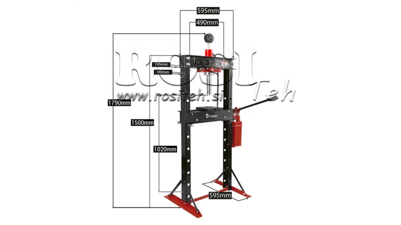 PREŠA ZA LEŽAJEVE ZA RADIONICU 20T - dvobrzinski