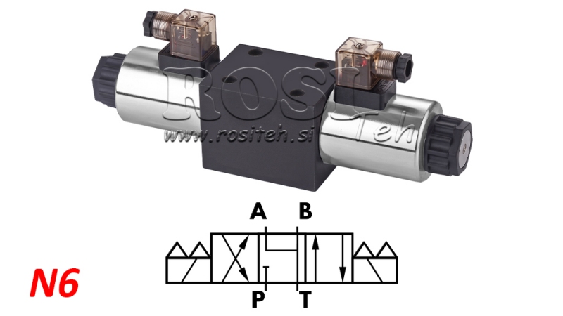 HIDRAULIČNI ELEKTROMAGNETSKI VENTIL KV-4/3 CETOP 5 N6