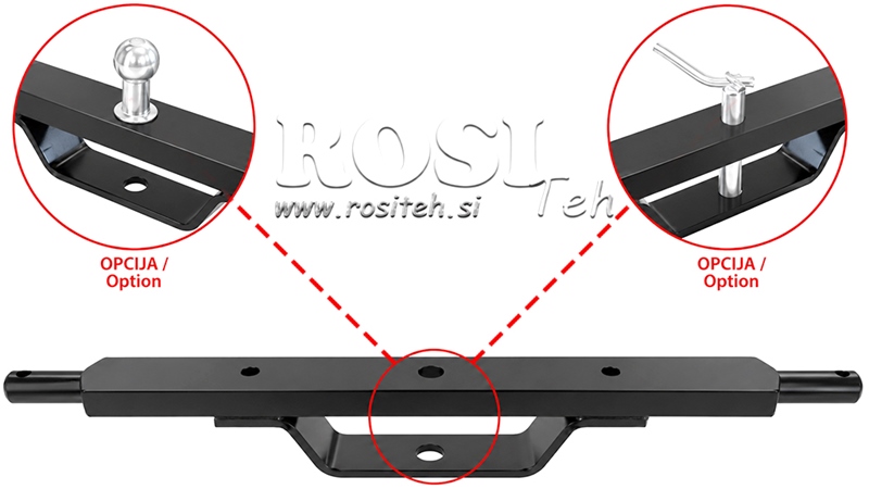 TRAKTORSKA PREČKA HIDRAULIKE 2.KAT SA NOSAČEM L-750mm