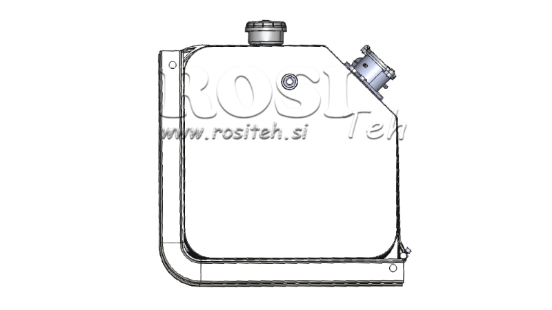 REZERVAR METALNI TOP 150 Lit 600x600x500mm