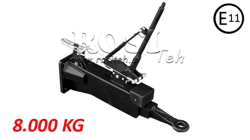 VUČNA RUDA - PRIKLJUČAK TRAKTORSKE PRIKOLICE 8.000/1.800KG (E11 CERTIFIKAT)