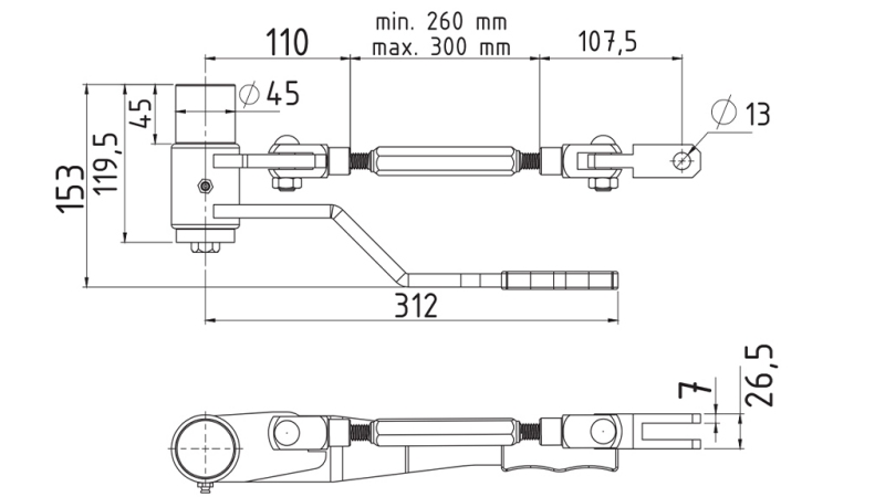 RUČICA STRANICE ZA ZATVARANJE ZADAJ