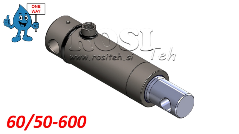 HIDRAULIČNI CILINDAR MONO 60/50-600