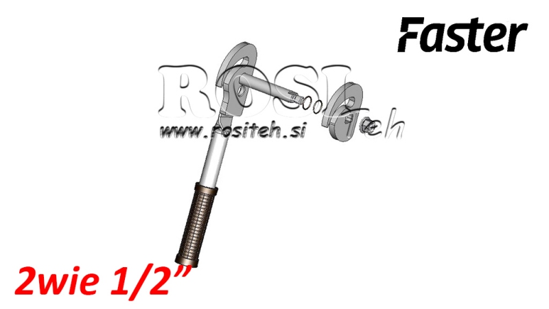 RUČICA ZA MULTI-FASTER 2SMJERNI 1/2 FIKSNI DIO