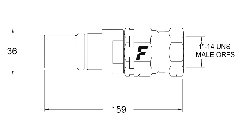 MUŠKA BRZA SPOJKA ZA MULTI-FASTER 9/16 3PLK 3PLV B MOBILNI DIO