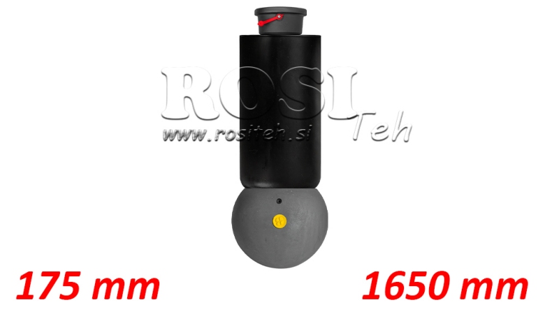 TELESKOPSKI CILINDAR - MEILLER KIPPER - 5 STUPNJA 175 mm 15 ton - HOD 1650 mm