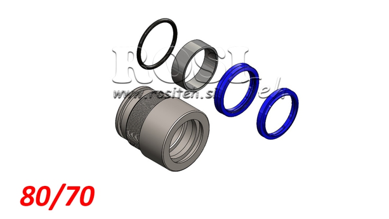 SET BRTVI ZA HIDRAULIČNI CILINDAR MONO 80/70