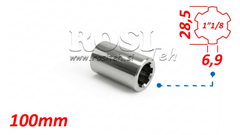 KARDANSKI ADAPTER ČAHURA 1-1/8 (100 mm)