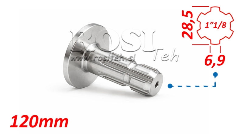 KARDANSKI ADAPTER S PRIRUBNICOM 1-1/8 (120 mm)