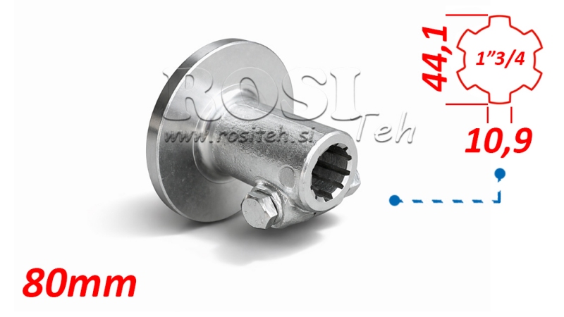 KARDANSKI ADAPTER S PRIRUBNICOM I KLINOM 1-3/4 (80 mm)