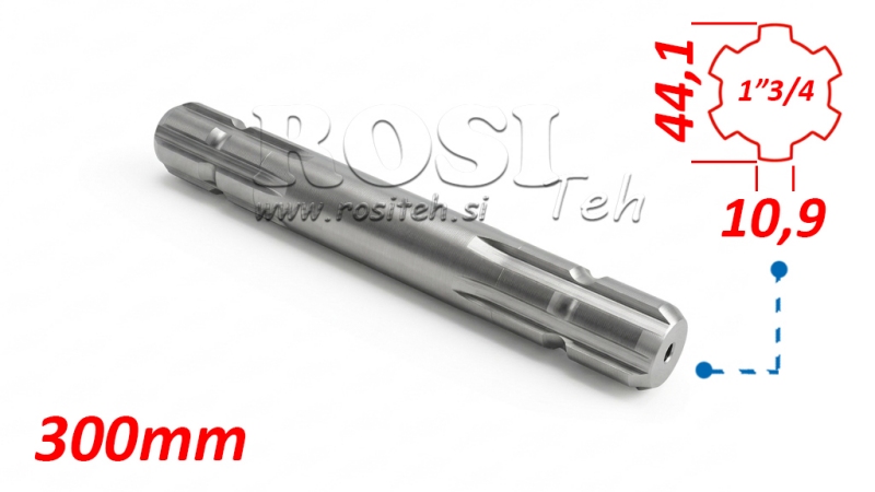 KARDANSKI ADAPTER 1-3/4 DVOSTRANI (300 mm)