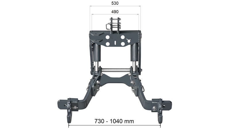 UNIVERZALNI KIT PREDNJA ČELNA HIDRAULIKA FLEX 2KAT ZA TRAKTOR 1500kg