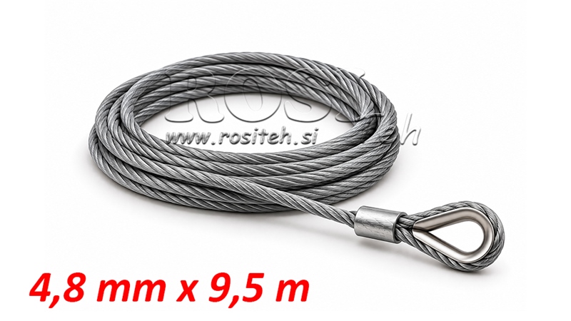 ČELIČNO UŽE ZA VITLO RS-2500 - 1133 kg