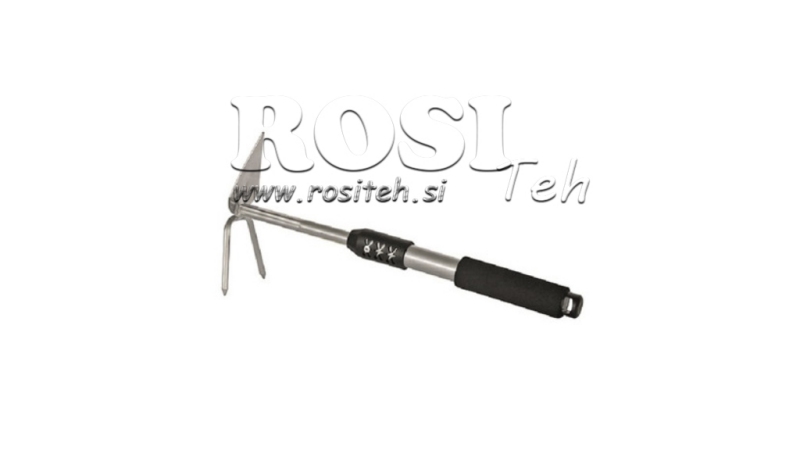 MALA OŠTRA MOTIKA S ALU DRŠKOM, 2 točke