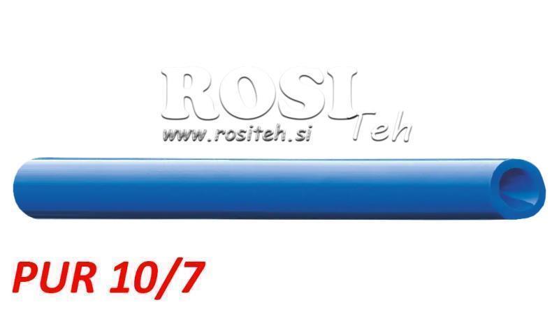 PU 10/7 PUR PLAVA ZRAČNA CEV POLIURETAN