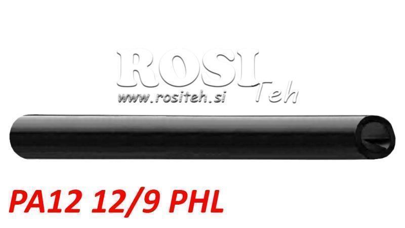 PA 12/9 PA12PHL CRNI ZRAČNI CEV POLIAMID DIN74324