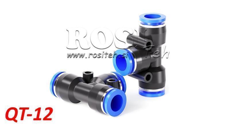 PNEUMATSKI UTIČNIK T SPOJ TPA BEZ NITI QT-12