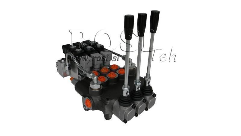 HIDRAULSKI VENTIL 3xP80 - EO 12V