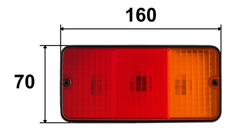SVJETLO ZADNJE DESNO PRAVOKOTNO 3 POZ