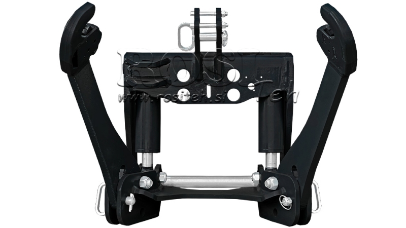 UNIVERZALNI KIT PREDNJA ČELNA HIDRAULIKA 2KAT ZA TRAKTOR 1500kg CRNA (RAL 9005)