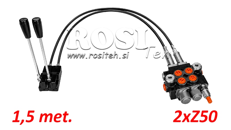 KIT 2xZ50 + JOYSTICK 1 POZICIJA L1500